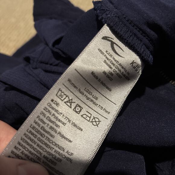 KJUS Ikala Treggings High Rise Golf Leggings Slim Fit Pants Blue 38/M - Picture 6 of 6